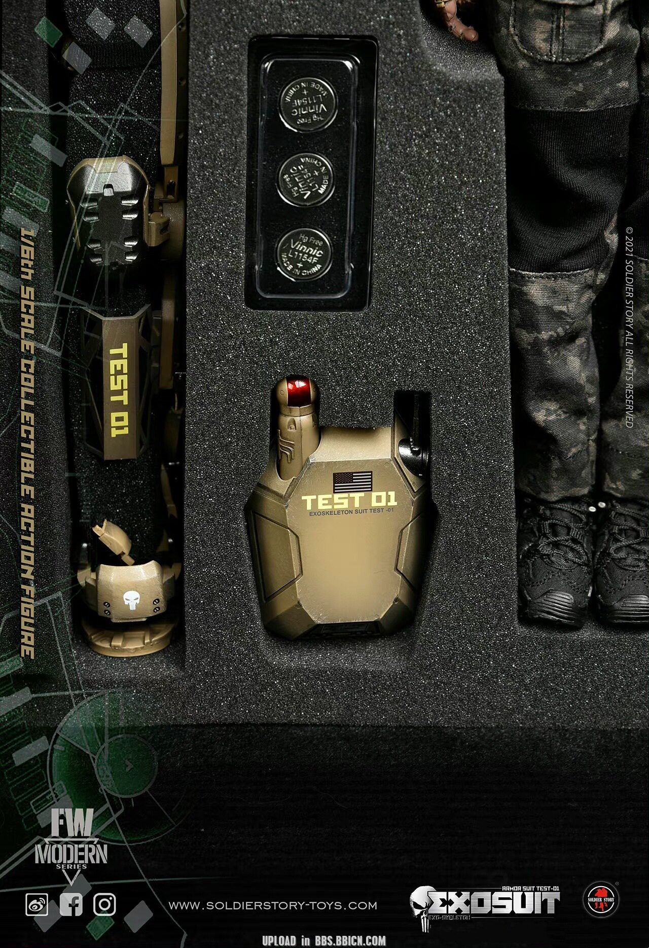 SoldierStory 1/6 Individual Exoskeleton Armor Suit Edge of Tomorrow Soldier Doll SS122