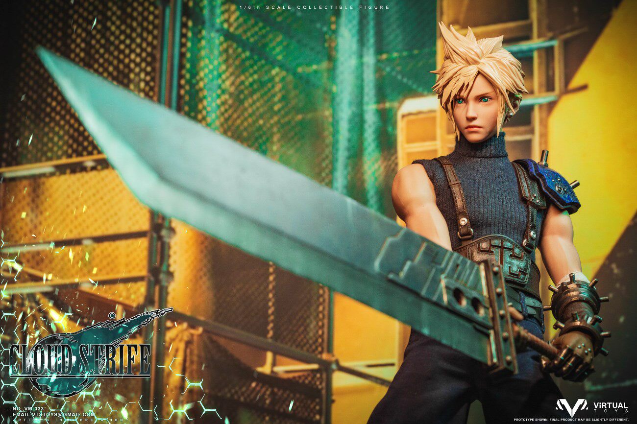 VTSTOYS 1/6 Original Warrior Cloud, Final Fantasy Action Figure VM-033DX