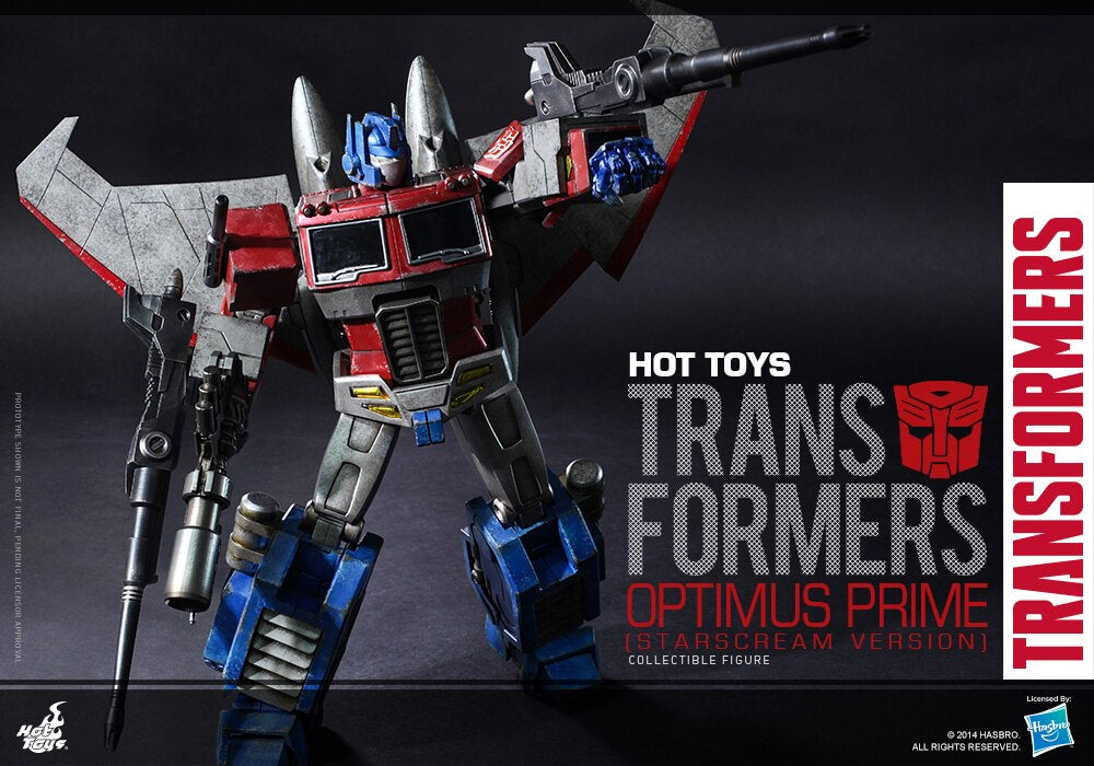 Hottoys HT TF001 1/6 Transformers G1 Optimus Prime VIP Starscream Fitted Version Action Figure