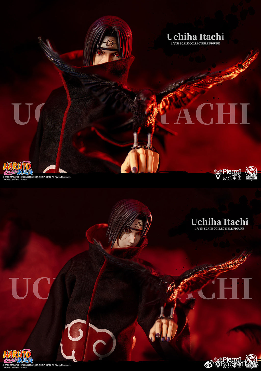 RocketToys 1/6 Naruto Shippuden Uchiha Itachi Action Figure ROC-003