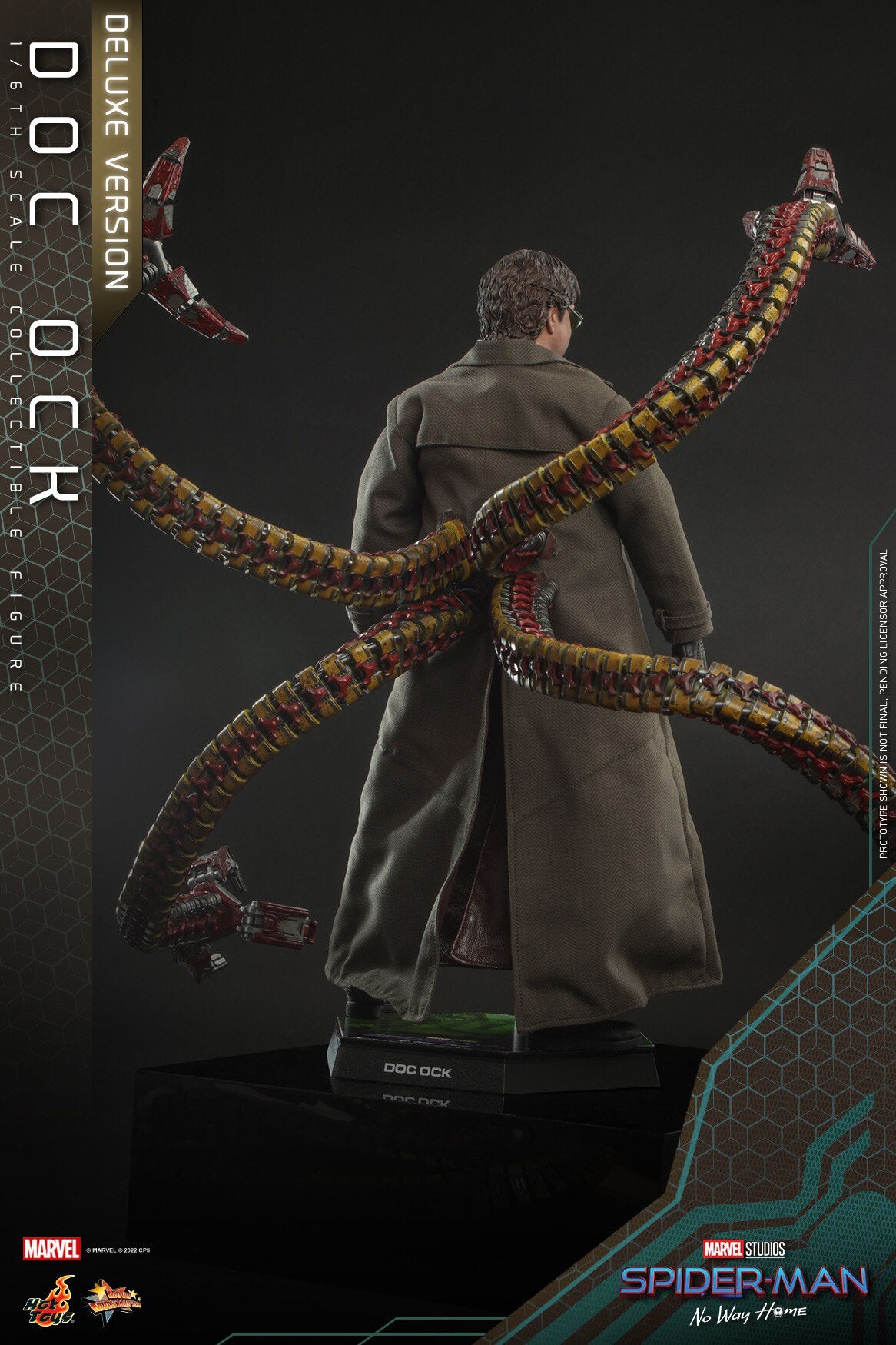 HOTTOYS 1/6 Spider-Man: No Return - Doctor Octopus Action Figure MMS633 Deluxe Edition
