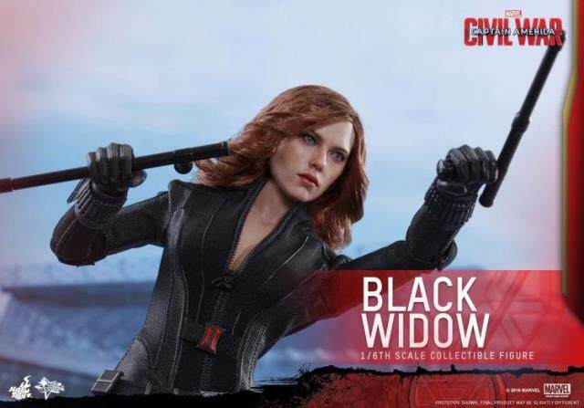 HotToys HT 1/6 MMS365 Captain America 3 Civil War Black Widow 5.0 action figures