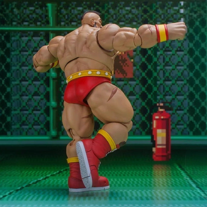 ST Street Fighter II — Zangief: "Game King" Series — Articulated Action Figure