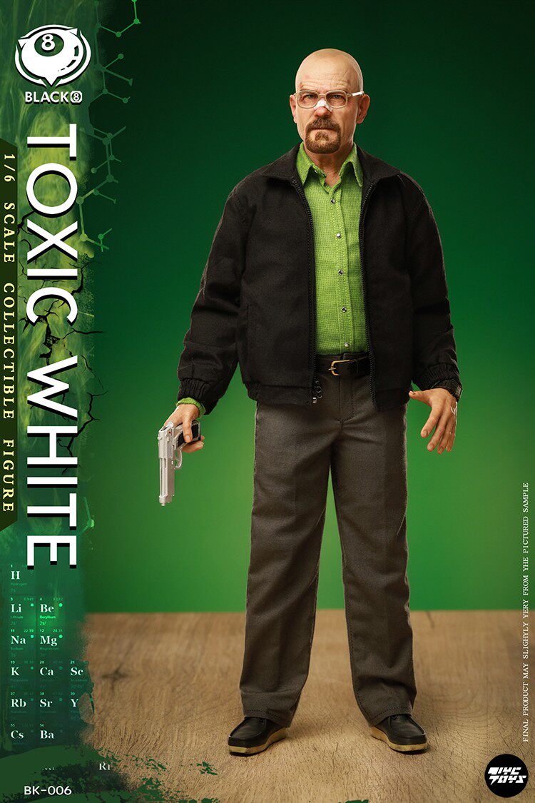 BLACK 8 TOYS "The Chemist" (Walter White) 1/6 Scale Action Figure – BK-006