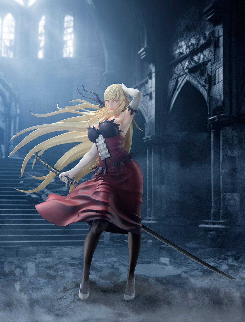 BellFine: *Kizumonogatari* — Kiss-shot Acerola-orion Heart-under-blade (Shinobu Oshino) Figure — Licensed Version