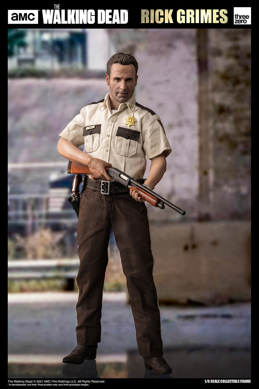 Threezero 1/6 The Walking Dead Sheriff Rick Grimes Action Figure 3Z01450W0