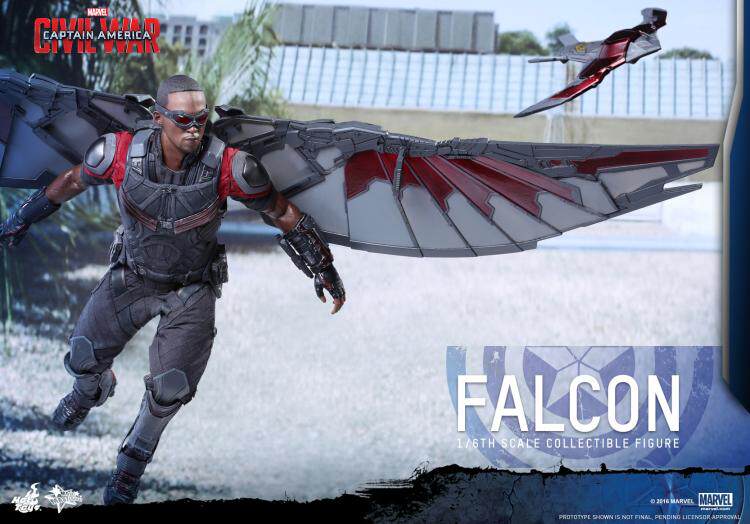 HotToys HT 1/6 Civil War Captain America 3 Falcon Winter Soldier 2.0 FalconMMS361 action figures