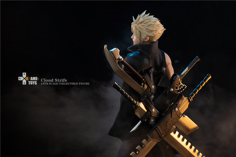GAMETOYS 1/6 Fantasy Warriors AC Version Final Cloud Action Figure GT-006