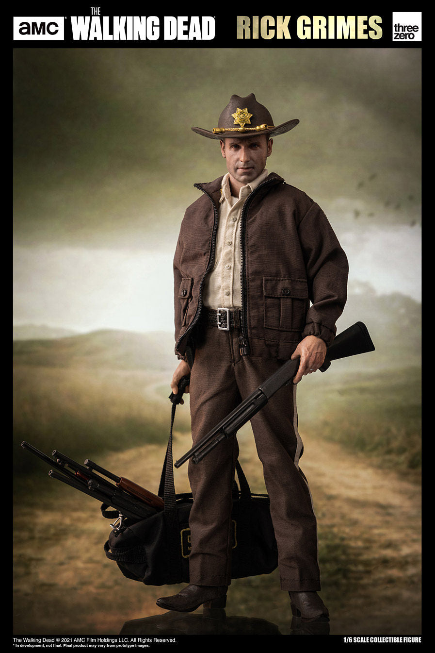 Threezero 1/6 The Walking Dead Sheriff Rick Grimes Action Figure 3Z01450W0