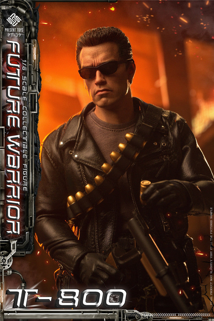 PRESENT TOYS 1/6 Terminator T800 Arnold Future Warrior Figure PT-sp39