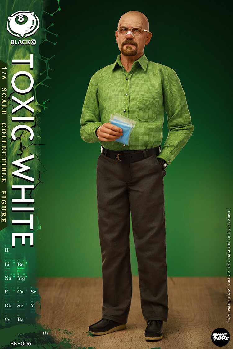 BLACK 8 TOYS "The Chemist" (Walter White) 1/6 Scale Action Figure – BK-006