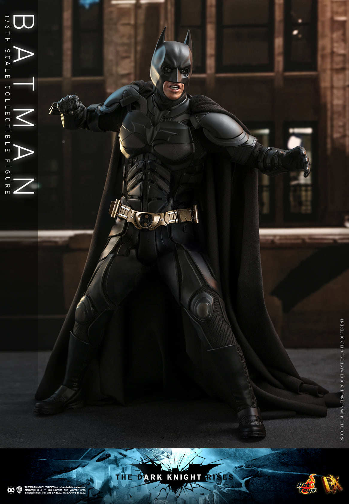 HOTTOYS 1/6 Dark Knight Bale Batman Motorcycle DX19 Action Figure MMS591