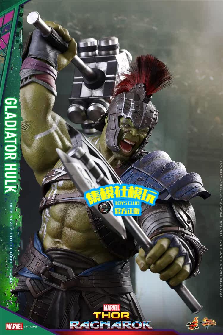 HOTTOYS HT MMS430 Thor: Ragnarok Hulk Gladiator 1/6 Scale Hulk 3.0 Figure