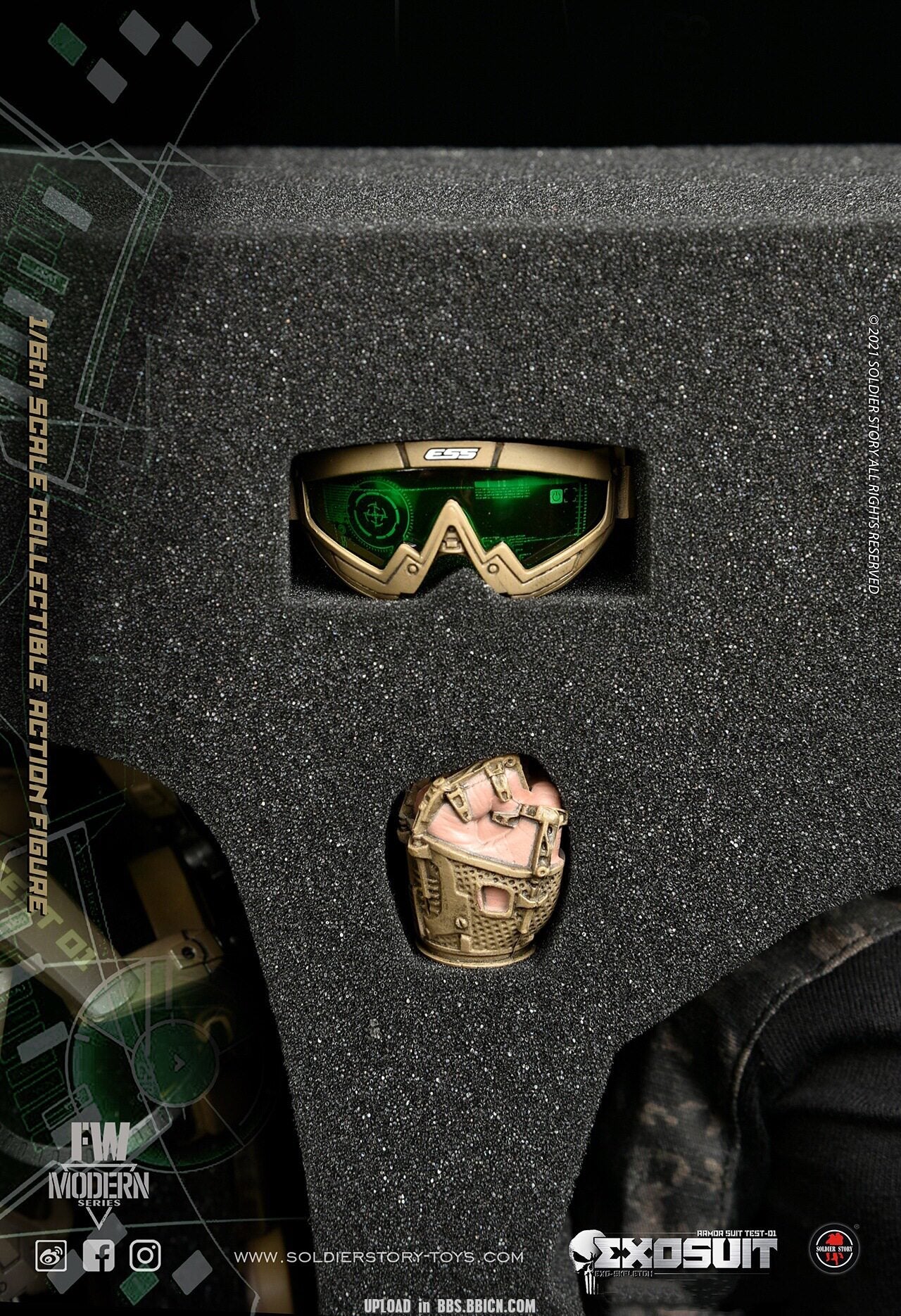 SoldierStory 1/6 Individual Exoskeleton Armor Suit Edge of Tomorrow Soldier Doll SS122
