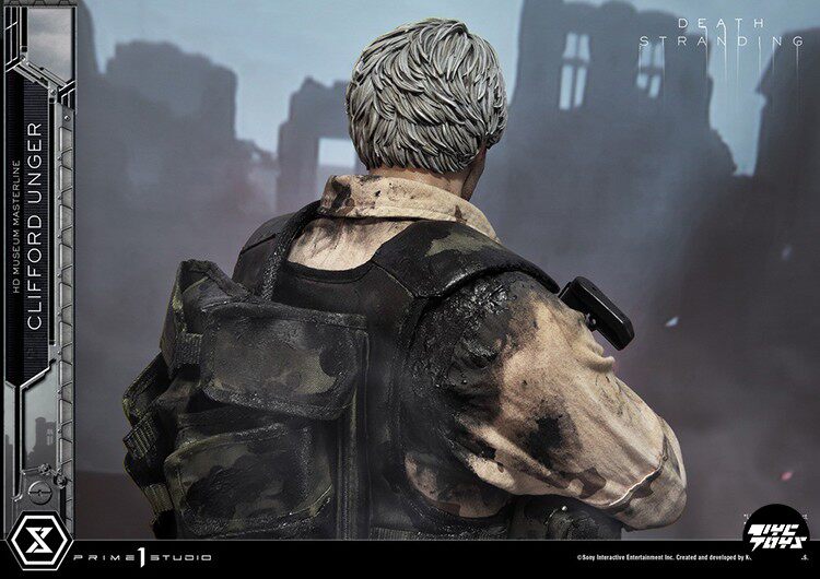 P1S (Prime 1 Studio) 1/2 Scale Statue: Death Stranding — Clifford (Mads Mikkelsen)