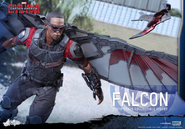 HotToys HT 1/6 Civil War Captain America 3 Falcon Winter Soldier 2.0 FalconMMS361 action figures