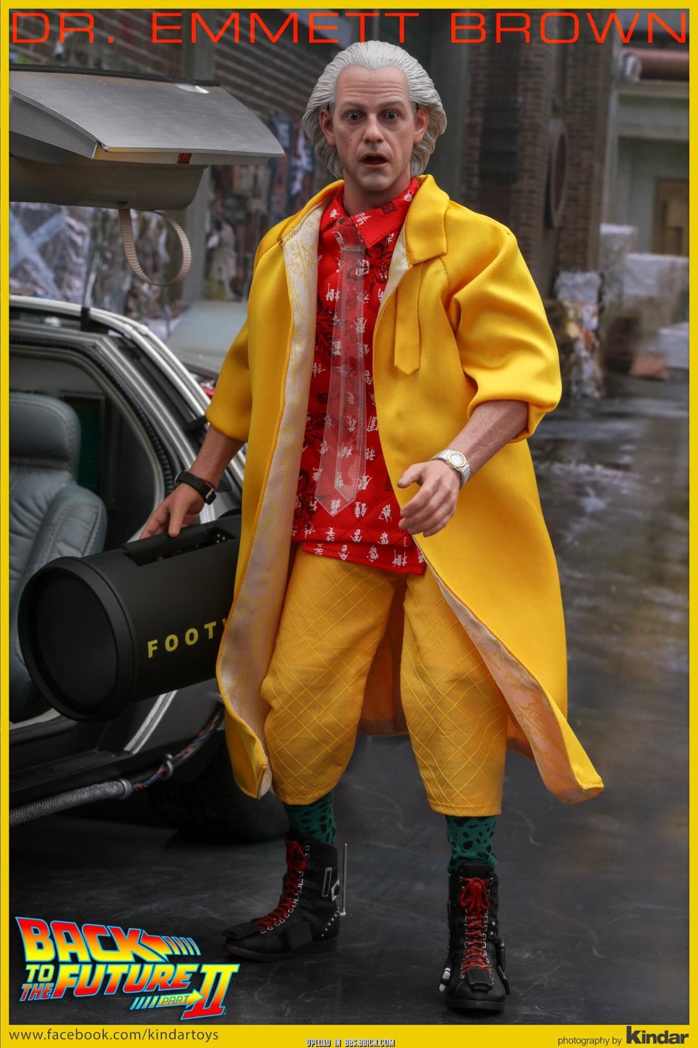 HOTTOYS 1/6 mms380 Back to the Future 2 Dr. Brown 1.0 Regular Edition c Action Figure