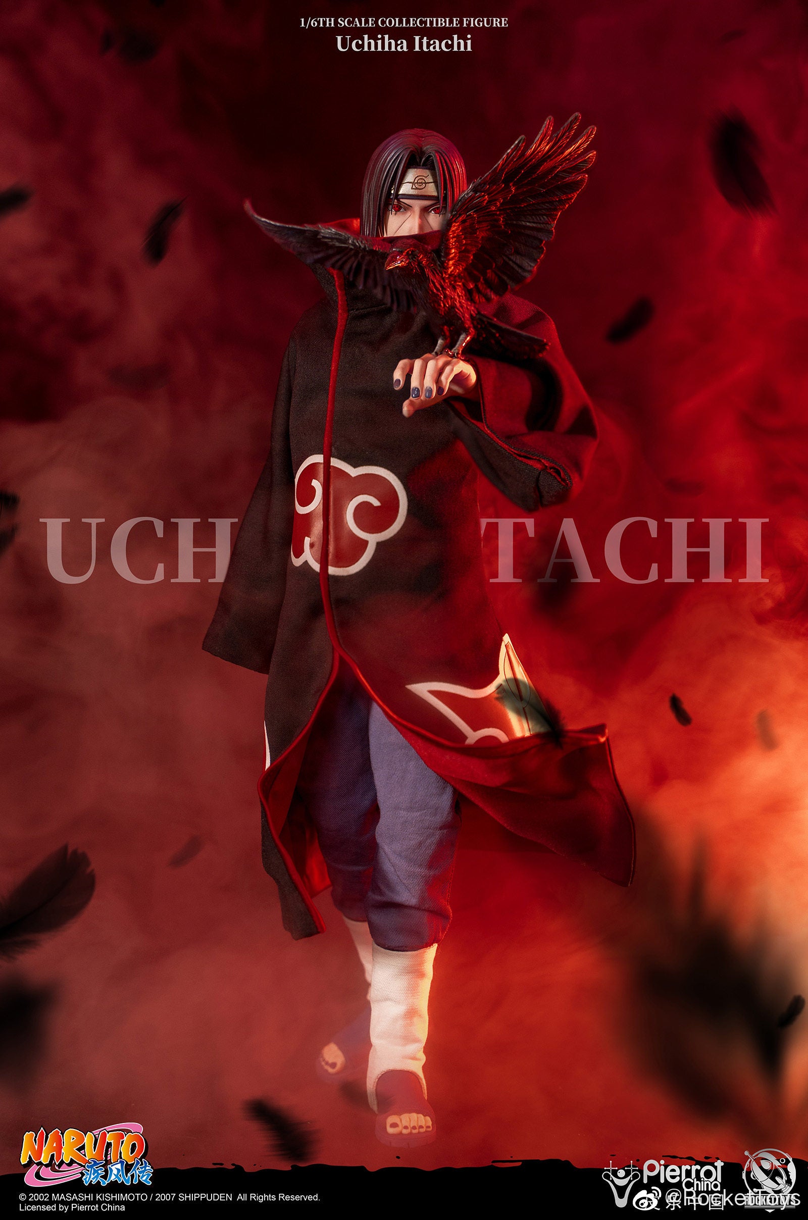 RocketToys 1/6 Naruto Shippuden Uchiha Itachi Action Figure ROC-003