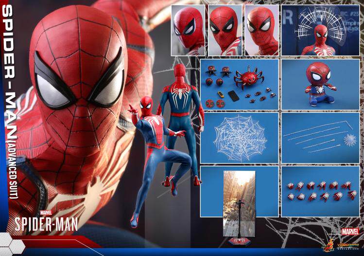 HOTTOYS HT 1/6 VGM31 Spider-Man SpiderMan PS4 game version action figures
