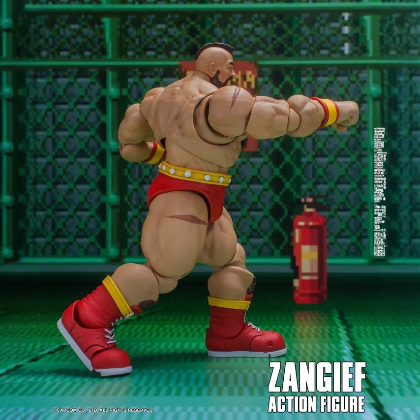 ST Street Fighter II — Zangief: "Game King" Series — Articulated Action Figure