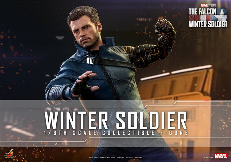 HOTTOYS 1/6 Falcon & Winter Soldier Bucky Bucky Winter Soldier Figure TMS039