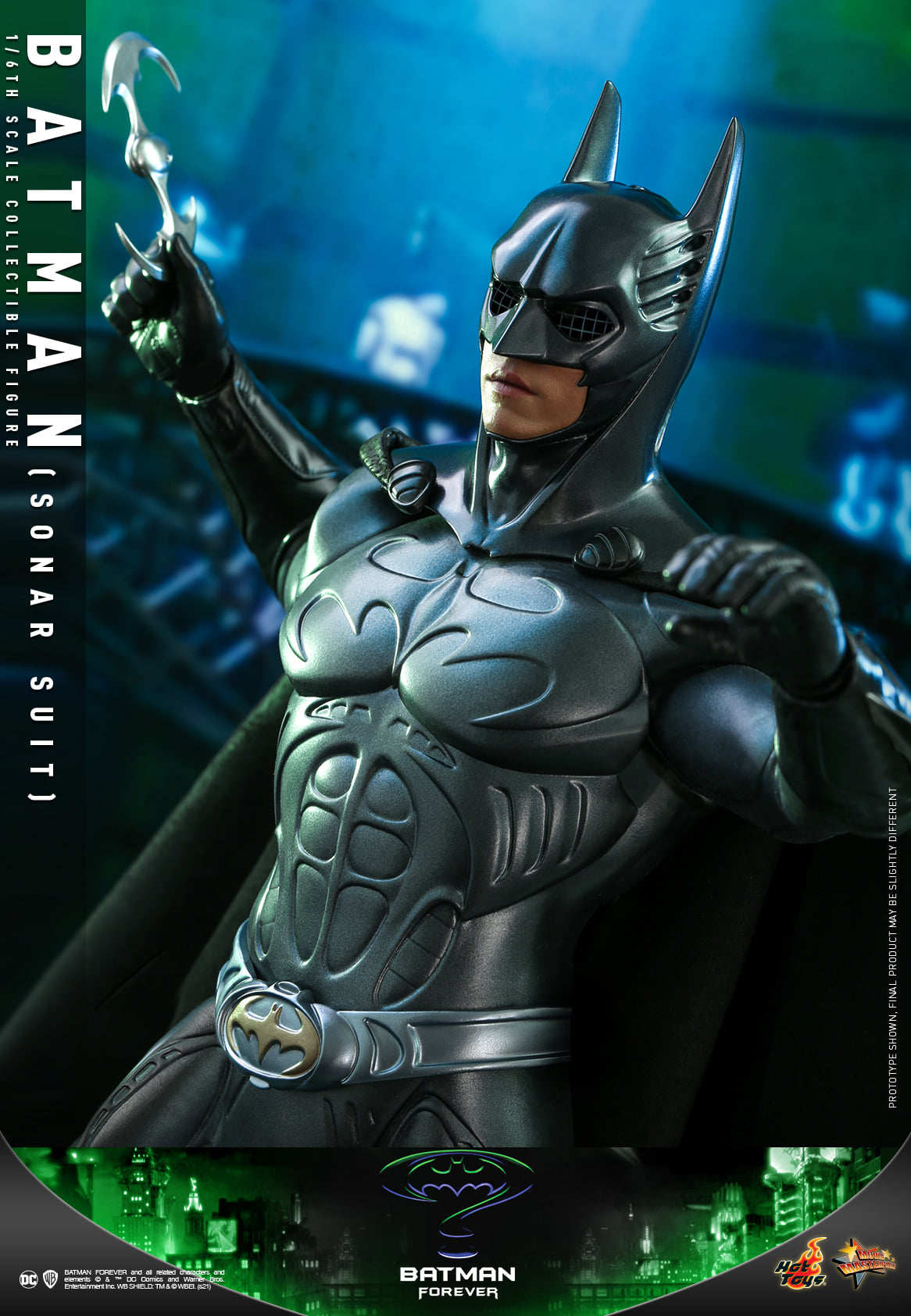 HOTTOYS HT 1/6 Batman Forever Sonar Suit Articulated Figure MMS593