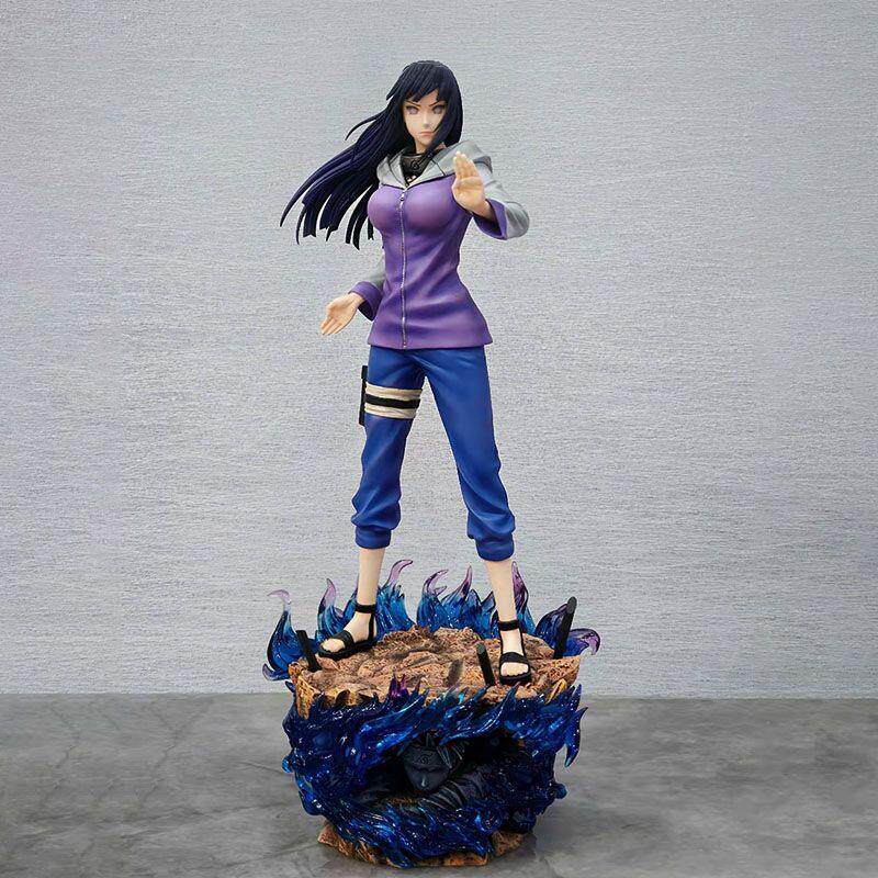 Naruto Hinata Hinata Figure 34cm Large Size Scene Stand Ninja Statue