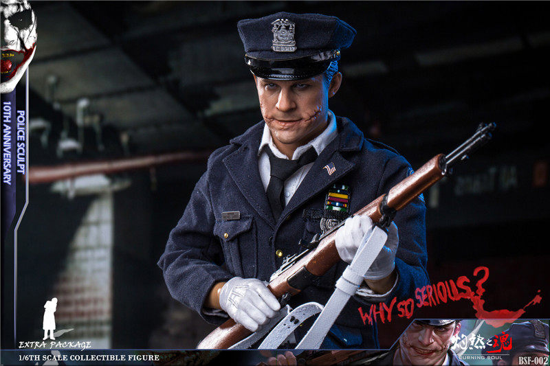 Searing Soul 1/6 Soldier Police Clown BSF002 Batman Heath Ledger JOKER Action Figure