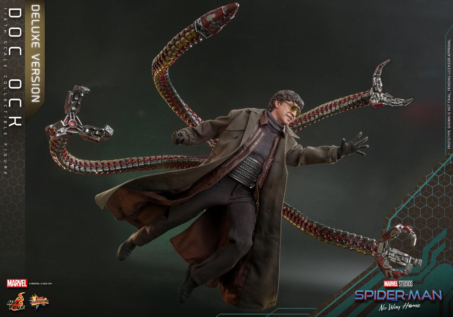 HOTTOYS 1/6 Spider-Man: No Return - Doctor Octopus Action Figure MMS633 Deluxe Edition