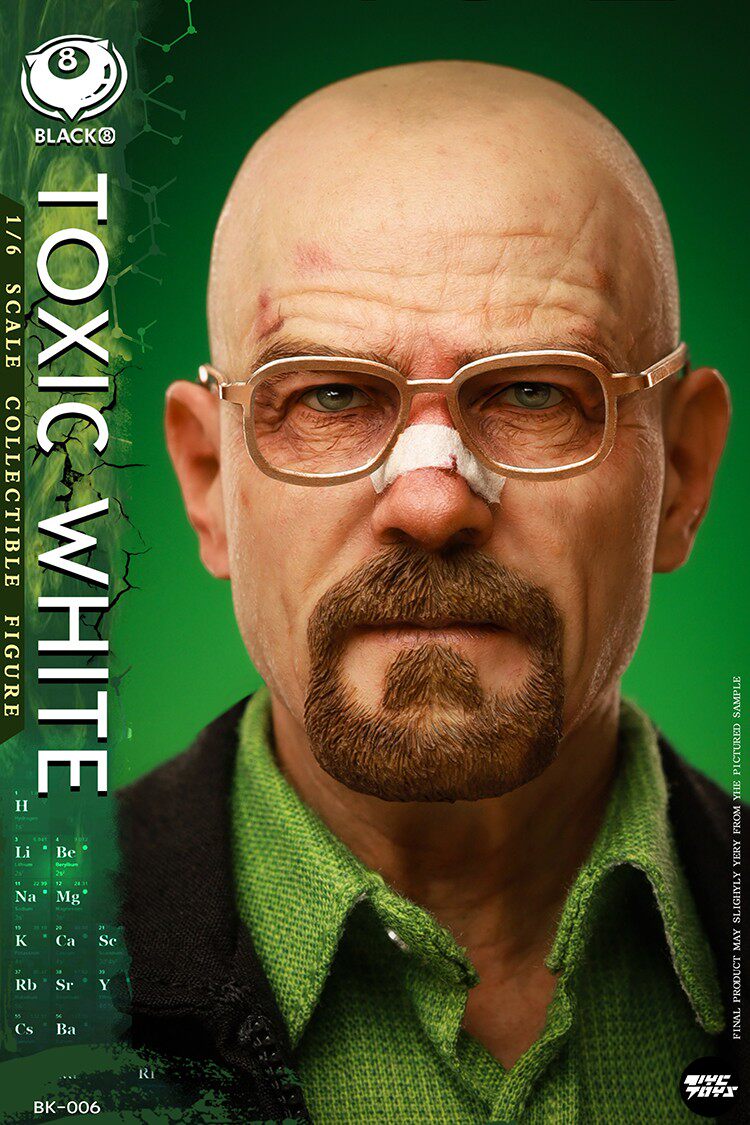 BLACK 8 TOYS "The Chemist" (Walter White) 1/6 Scale Action Figure – BK-006