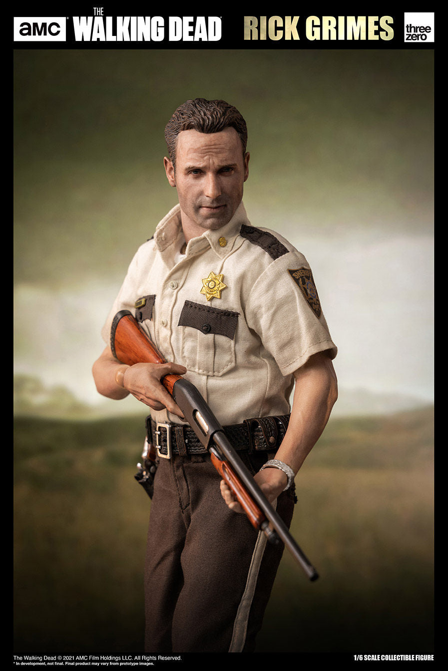 Threezero 1/6 The Walking Dead Sheriff Rick Grimes Action Figure 3Z01450W0