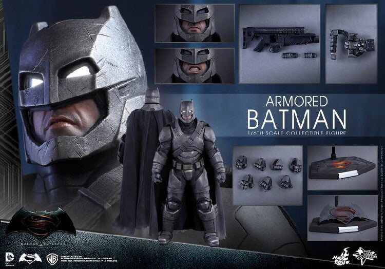 HT HotToys 1/6 BVS Batman v Superman Heavy Armor Regular Version MMS349 Action Figure