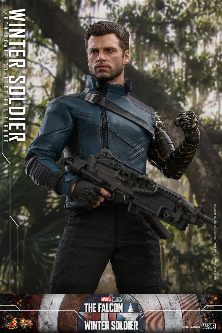 HOTTOYS 1/6 Falcon & Winter Soldier Bucky Bucky Winter Soldier Figure TMS039