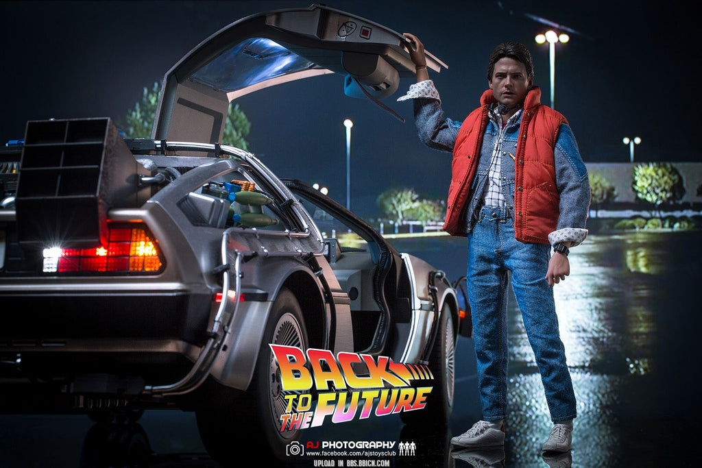 HOT TOYS HT Back to the Future 2 Time Car Time Car Martin MMS636 1/6 movable  action figures