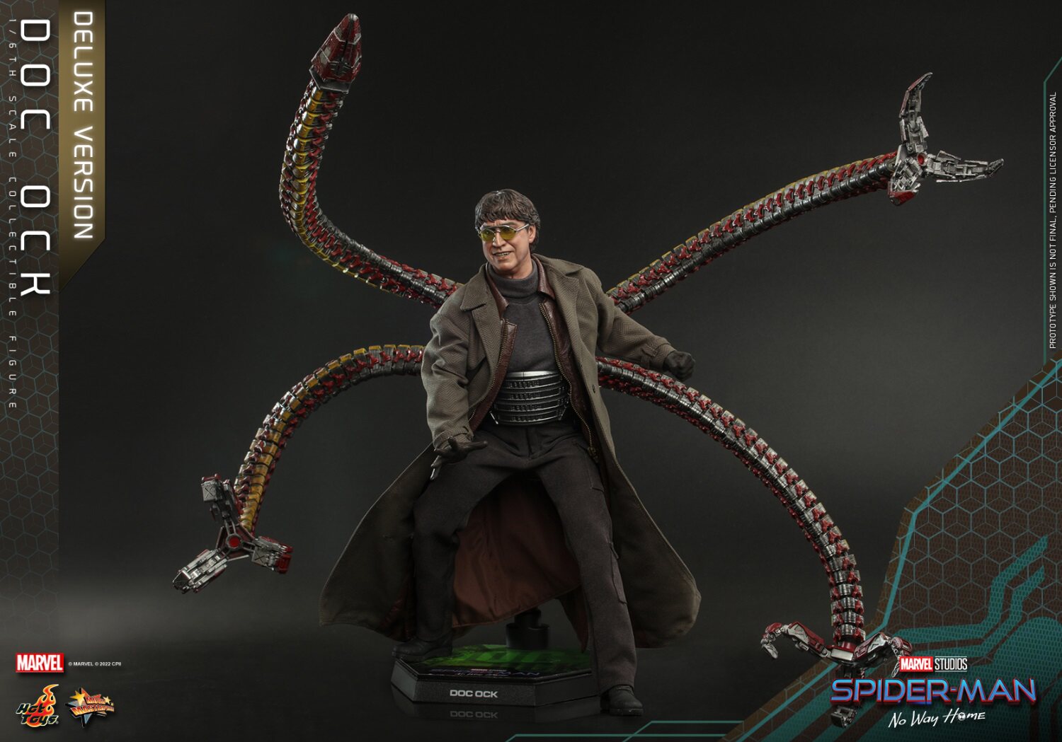 HOTTOYS 1/6 Spider-Man: No Return - Doctor Octopus Action Figure MMS633 Deluxe Edition