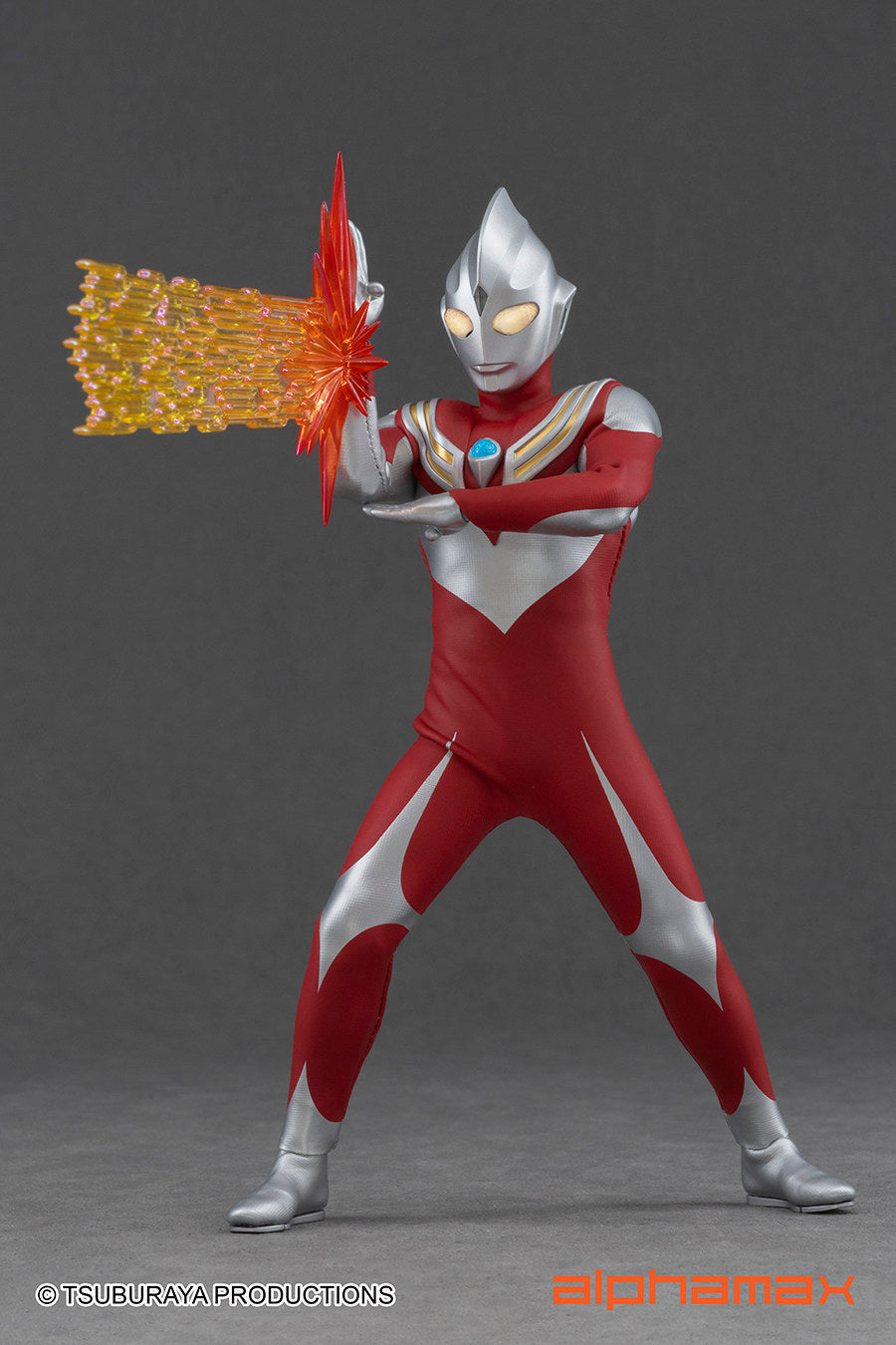 Alphamax — Ultraman Tiga: Power Type (Fabric Outfit) — Articulated Action Figure Licensed Version