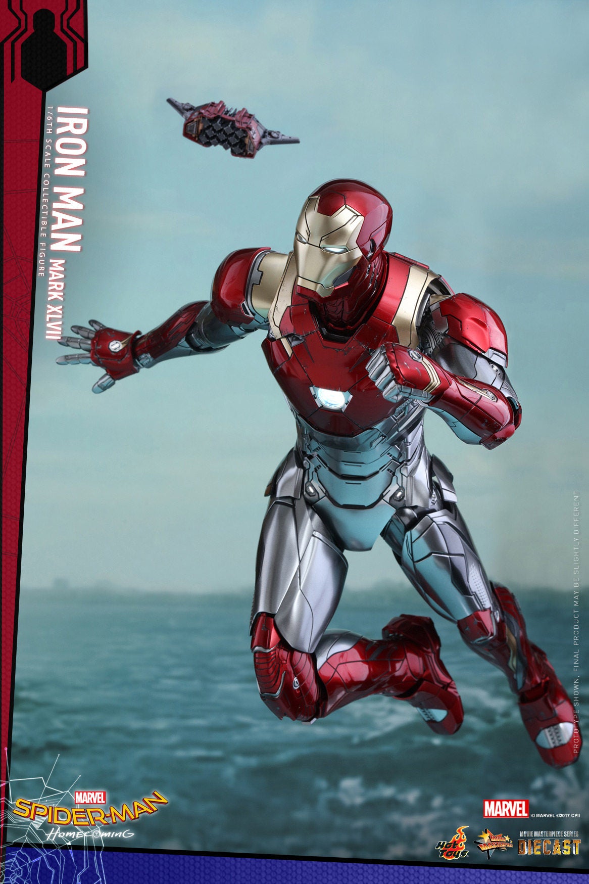 Hot Toys HT 1/6 Back to School Iron Man MK47 Articulated Figure MMS427D19