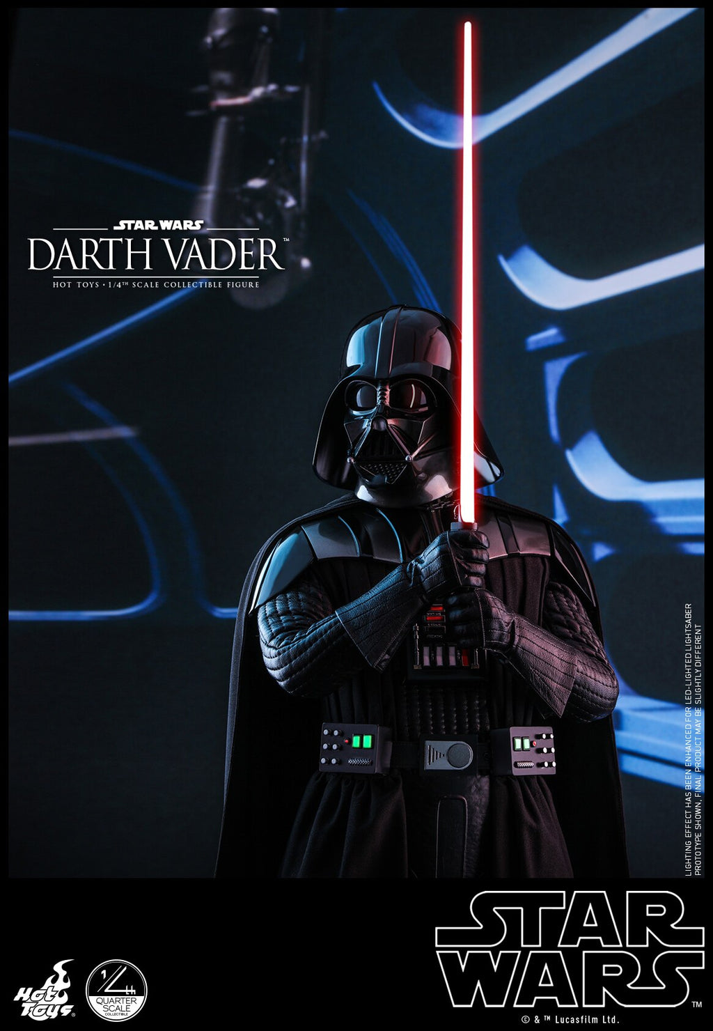 HOTTOYS HT 1/4 Star Wars Episode VI Darth Vader Action Figure QS013