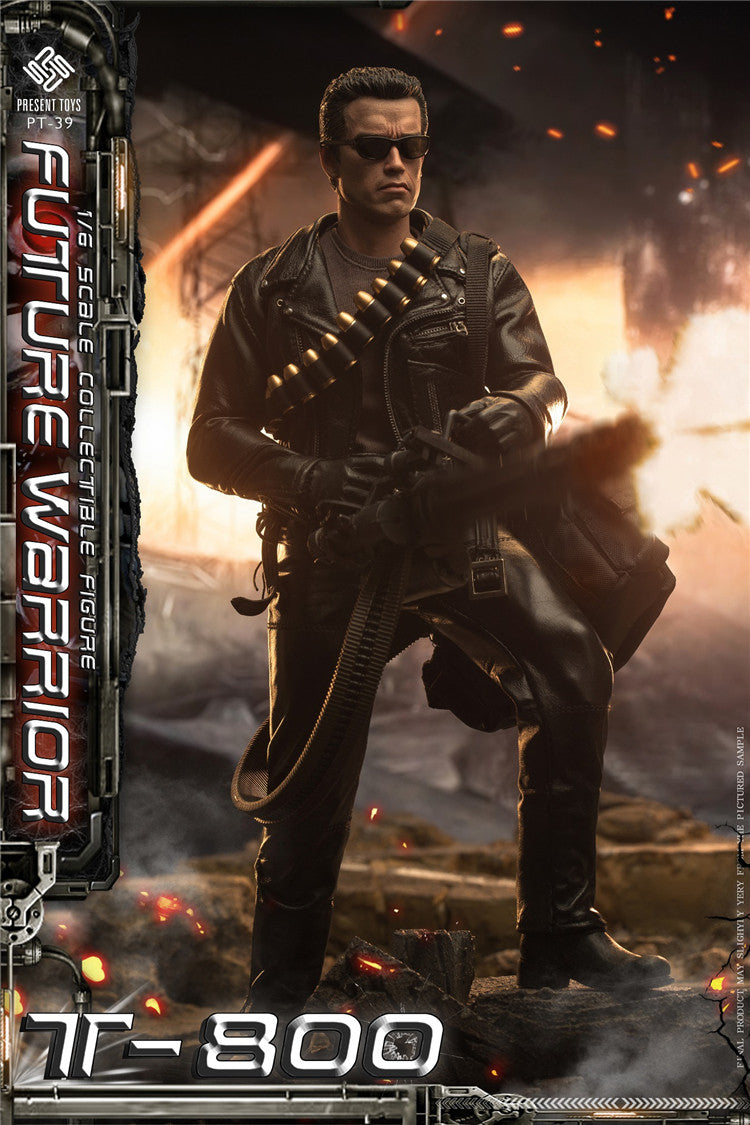 PRESENT TOYS 1/6 Terminator T800 Arnold Future Warrior Figure PT-sp39