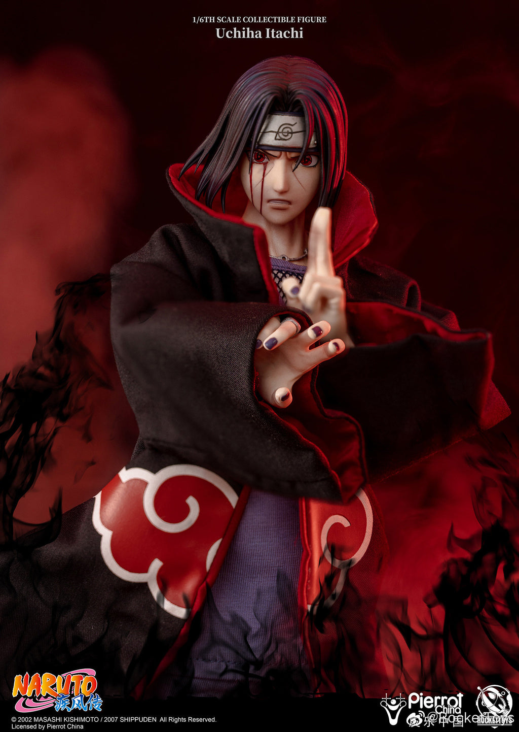 RocketToys 1/6 Naruto Shippuden Uchiha Itachi Action Figure ROC-003