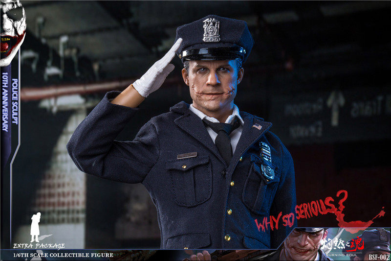 Searing Soul 1/6 Soldier Police Clown BSF002 Batman Heath Ledger JOKER Action Figure