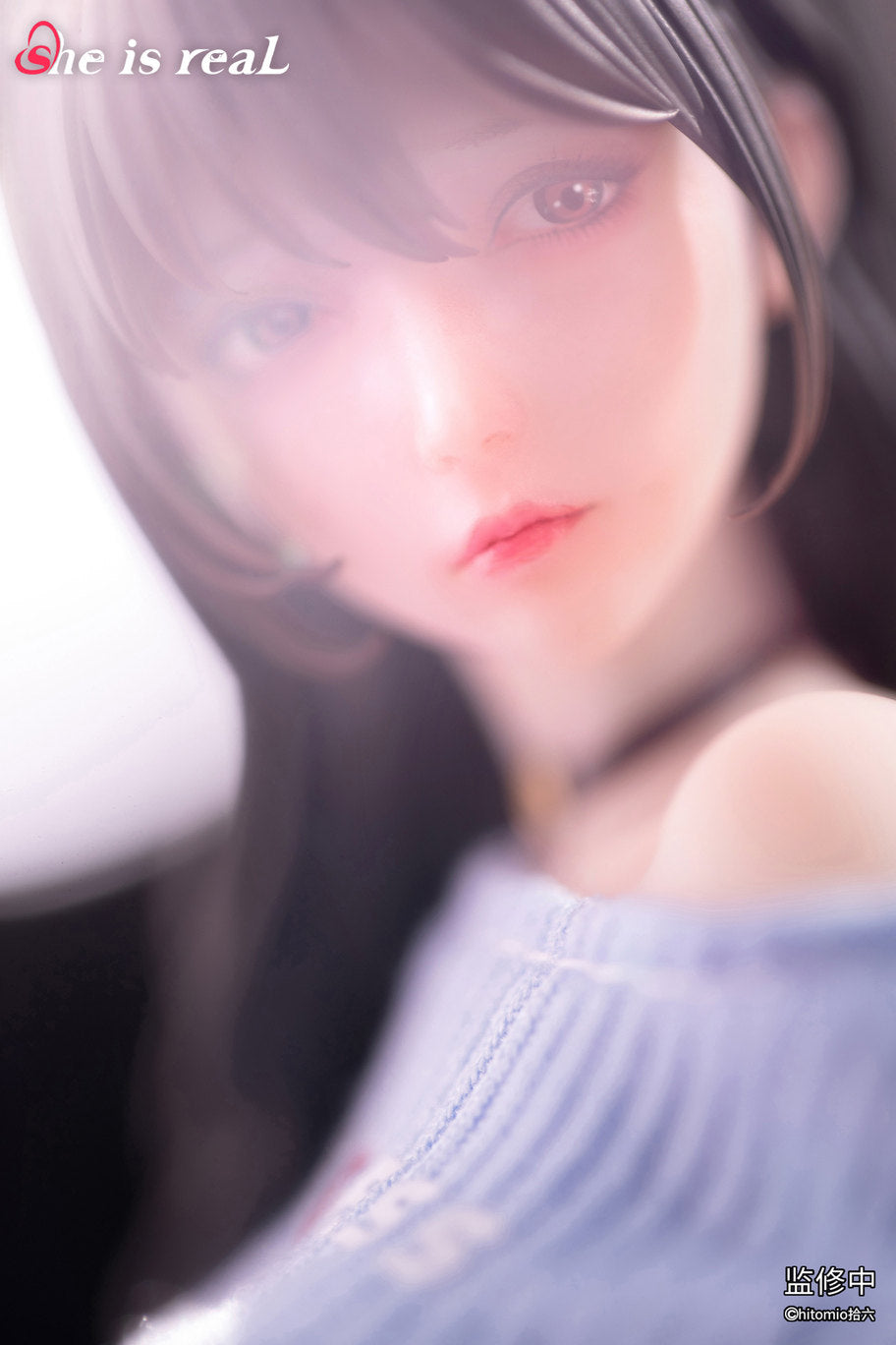 She is real: Hitomio 16 — "Guitar Girl" — Statue-Grade Head Sculpt Figure (Includes Bonus Item) Licensed Version