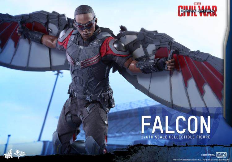 HotToys HT 1/6 Civil War Captain America 3 Falcon Winter Soldier 2.0 FalconMMS361 action figures