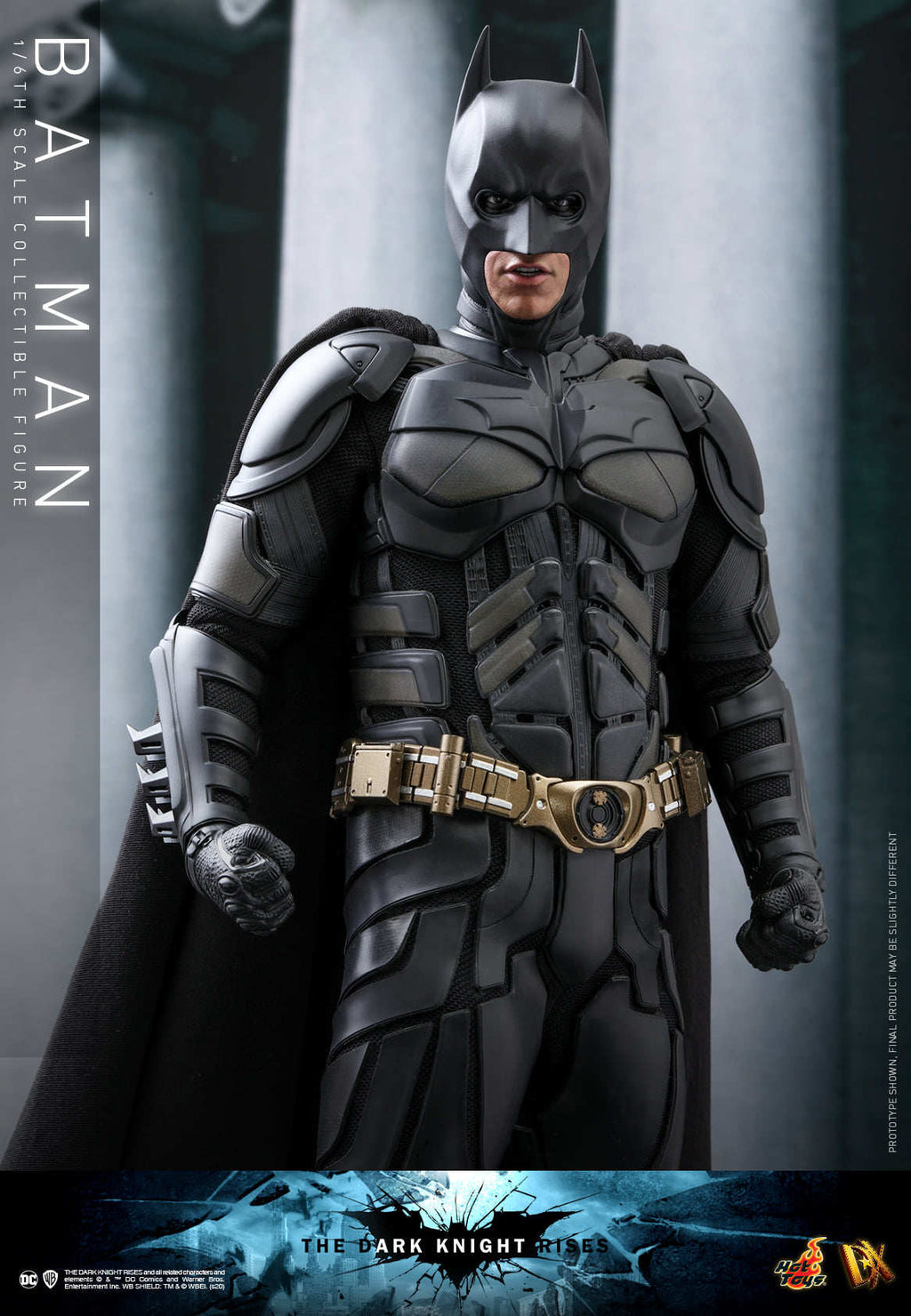 HOTTOYS 1/6 Dark Knight Bale Batman Motorcycle DX19 Action Figure MMS591