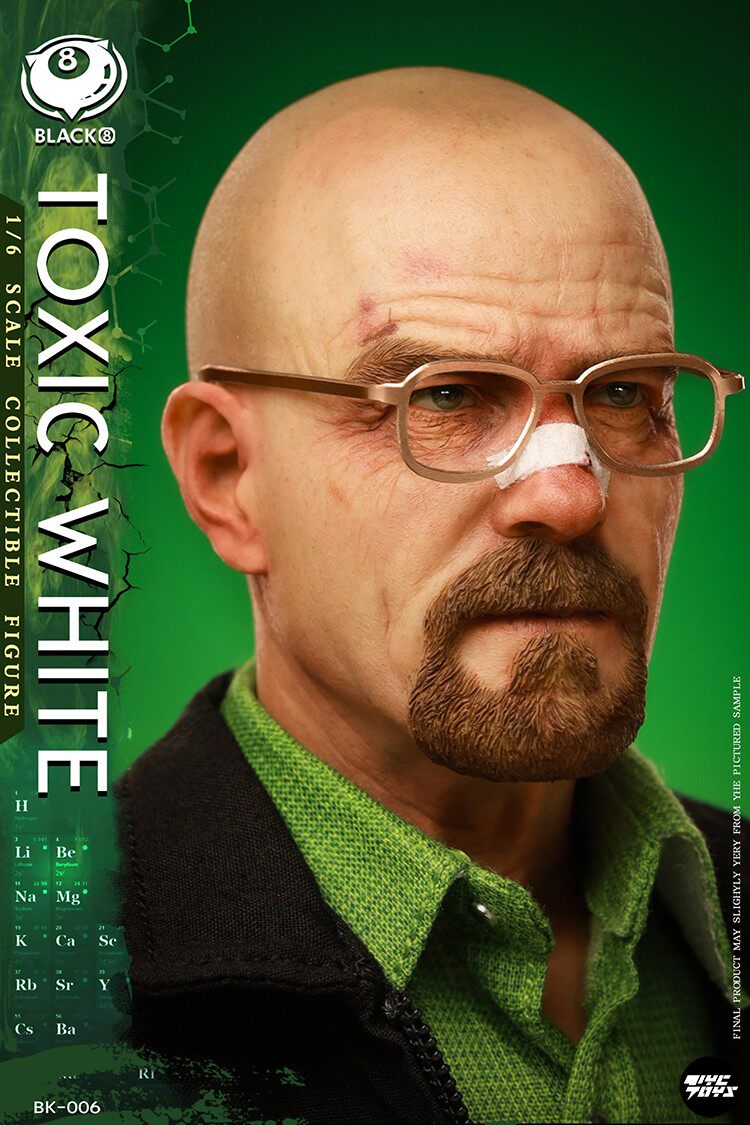 BLACK 8 TOYS "The Chemist" (Walter White) 1/6 Scale Action Figure – BK-006