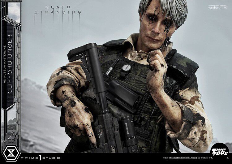 P1S (Prime 1 Studio) 1/2 Scale Statue: Death Stranding — Clifford (Mads Mikkelsen)