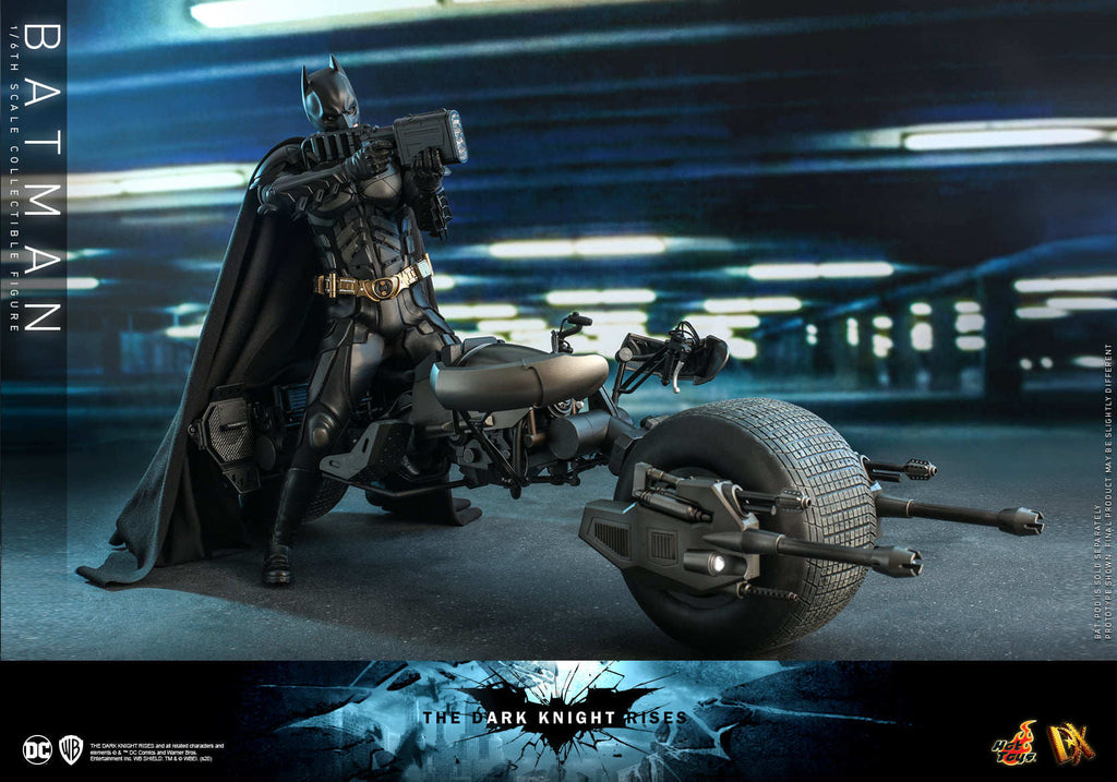 HOTTOYS 1/6 Dark Knight Bale Batman Motorcycle DX19 Action Figure MMS591