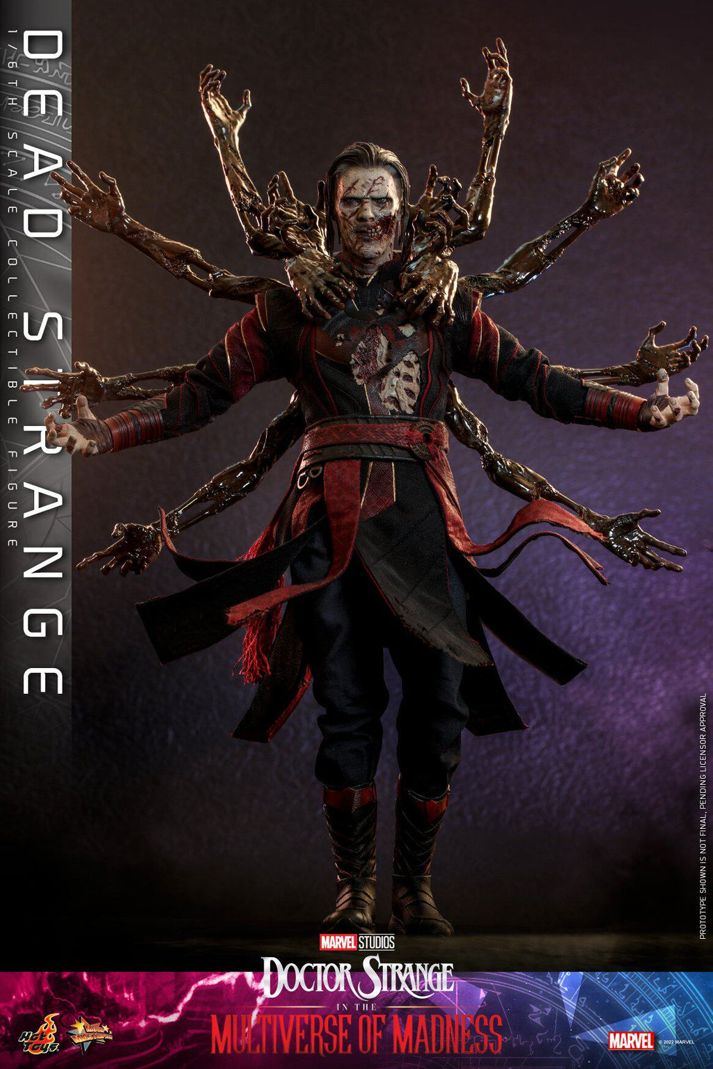 HOTTOYS HT 1/6 Doctor Strange 2: Dead Doctor Action Figure MMS654