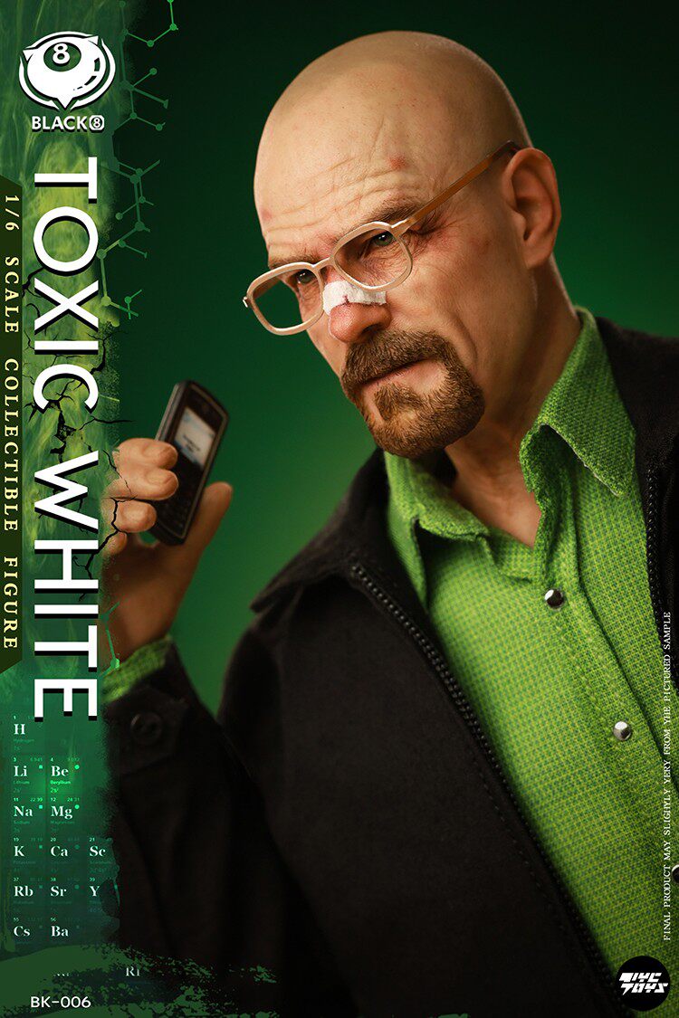 BLACK 8 TOYS "The Chemist" (Walter White) 1/6 Scale Action Figure – BK-006