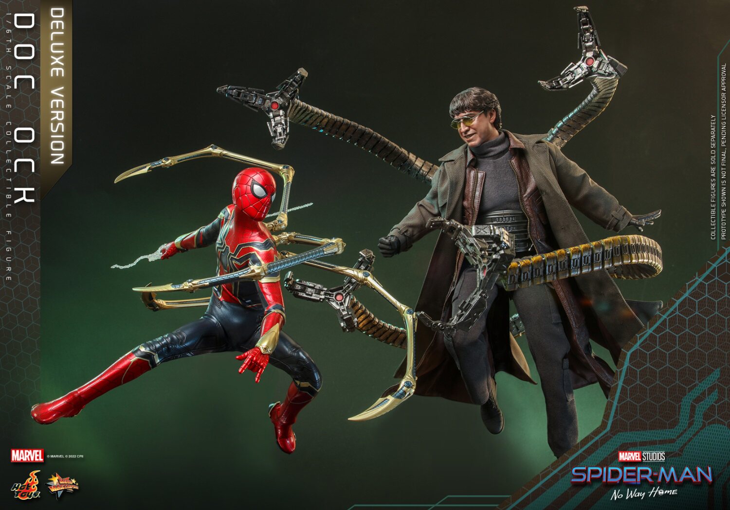 HOTTOYS 1/6 Spider-Man: No Return - Doctor Octopus Action Figure MMS633 Deluxe Edition